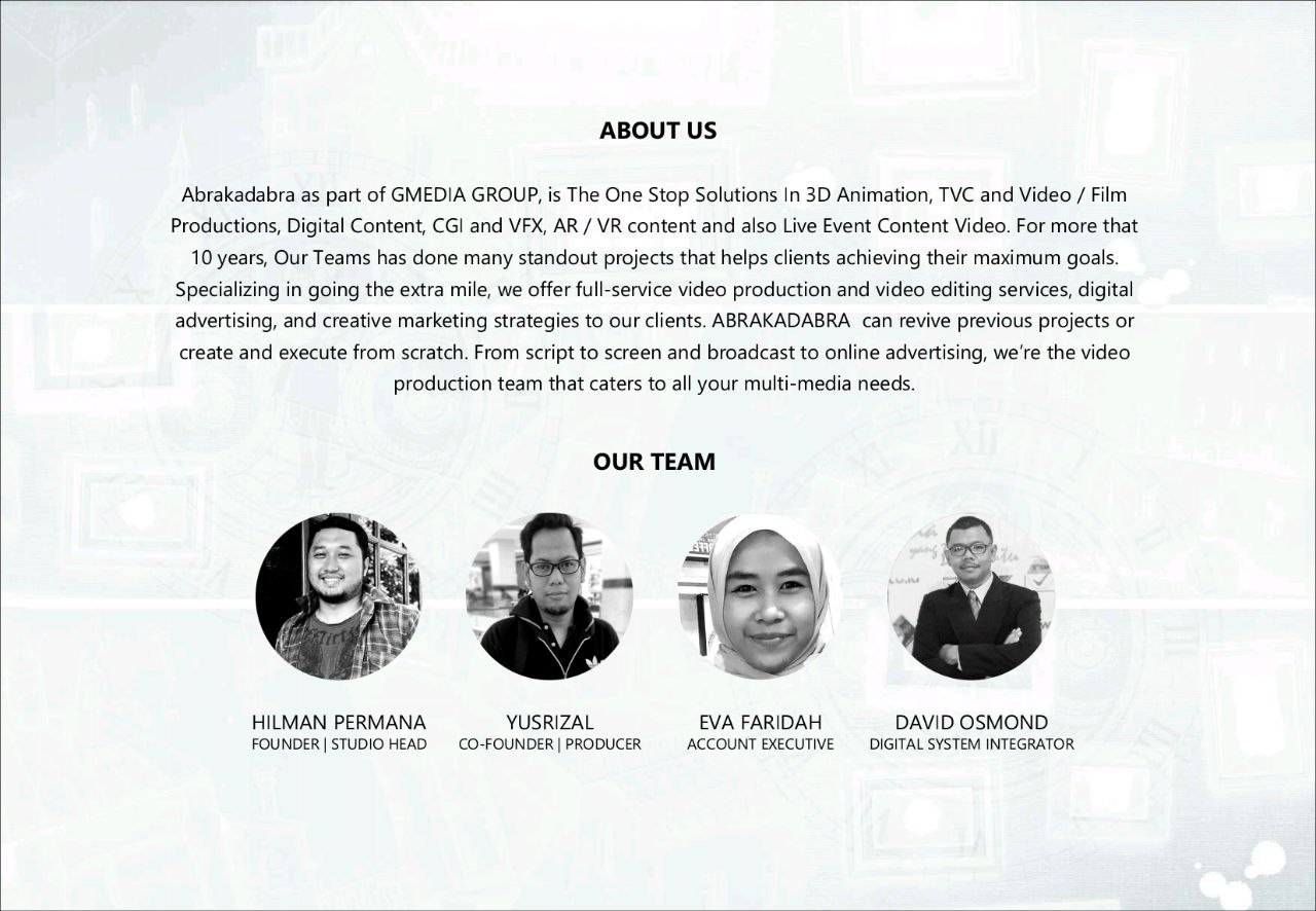 About Us and Our Team